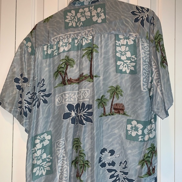 Silk Hawaiian Button-up Shirt - Picture 3 of 3